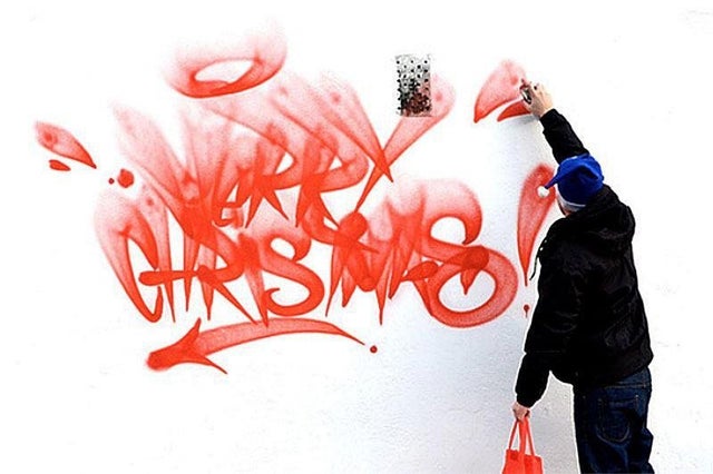 Detail Merry Christmas Graffiti Nomer 12