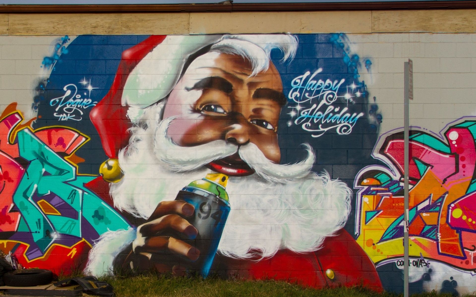 Detail Merry Christmas Graffiti Nomer 35