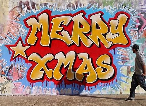 Detail Merry Christmas Graffiti Nomer 5