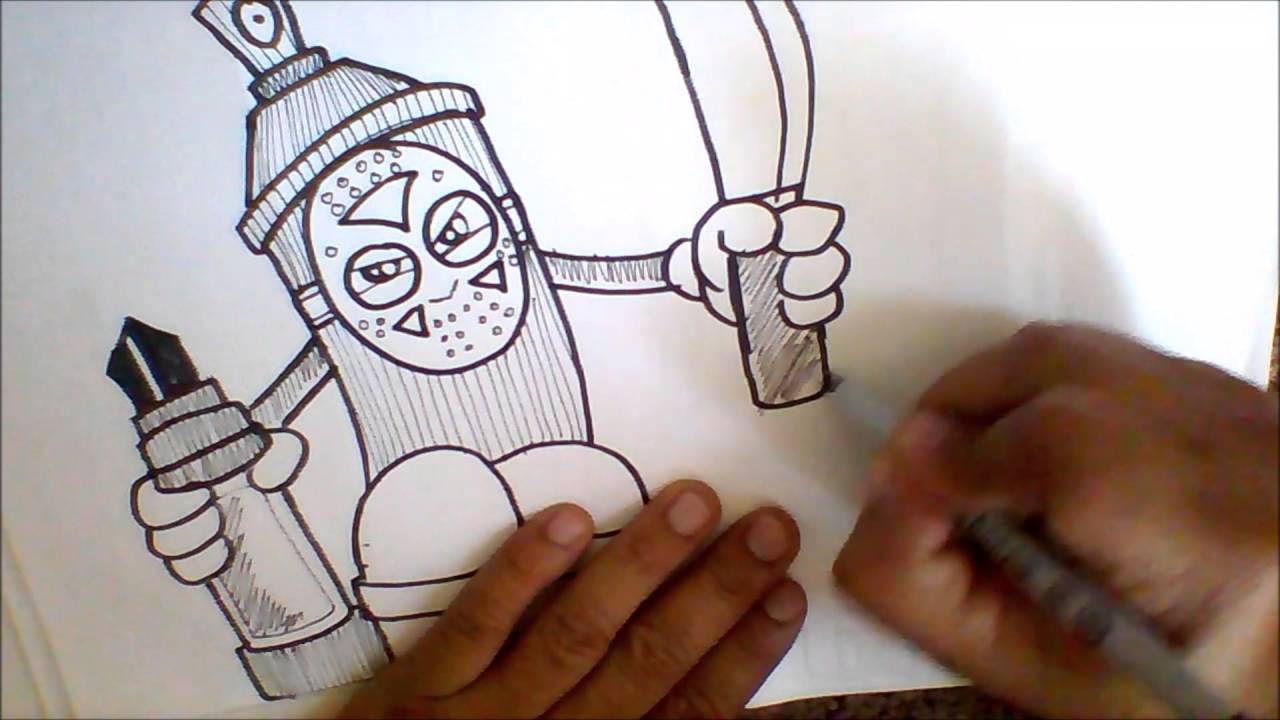 Detail Mewarnai Graffiti Wizard Nomer 47