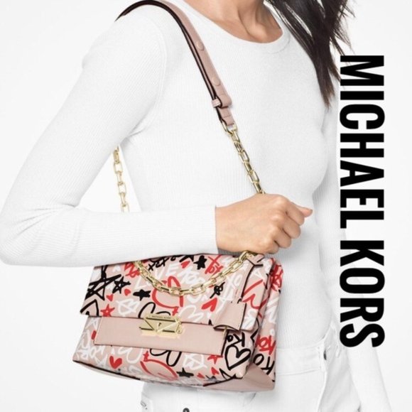 Detail Michael Kors Cece Graffiti Bag Nomer 20