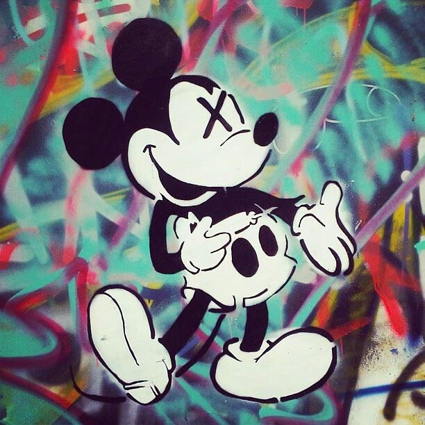 Detail Mickey Mouse Graffiti Nomer 8