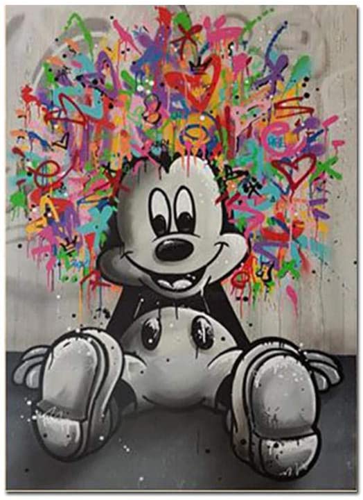 Detail Mickey Mouse Graffiti Nomer 13