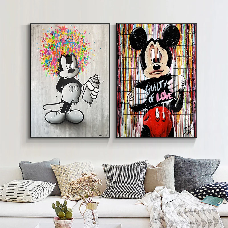 Detail Mickey Mouse Graffiti Nomer 17