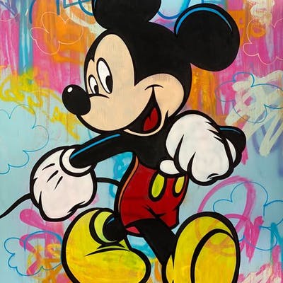 Detail Mickey Mouse Graffiti Nomer 24