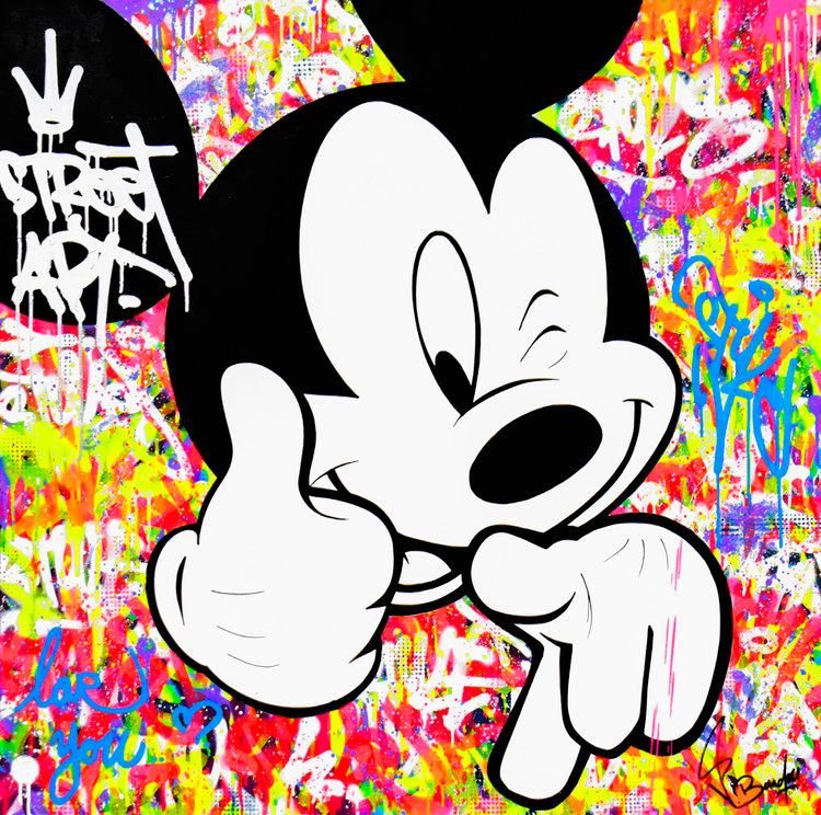 Detail Mickey Mouse Graffiti Nomer 52