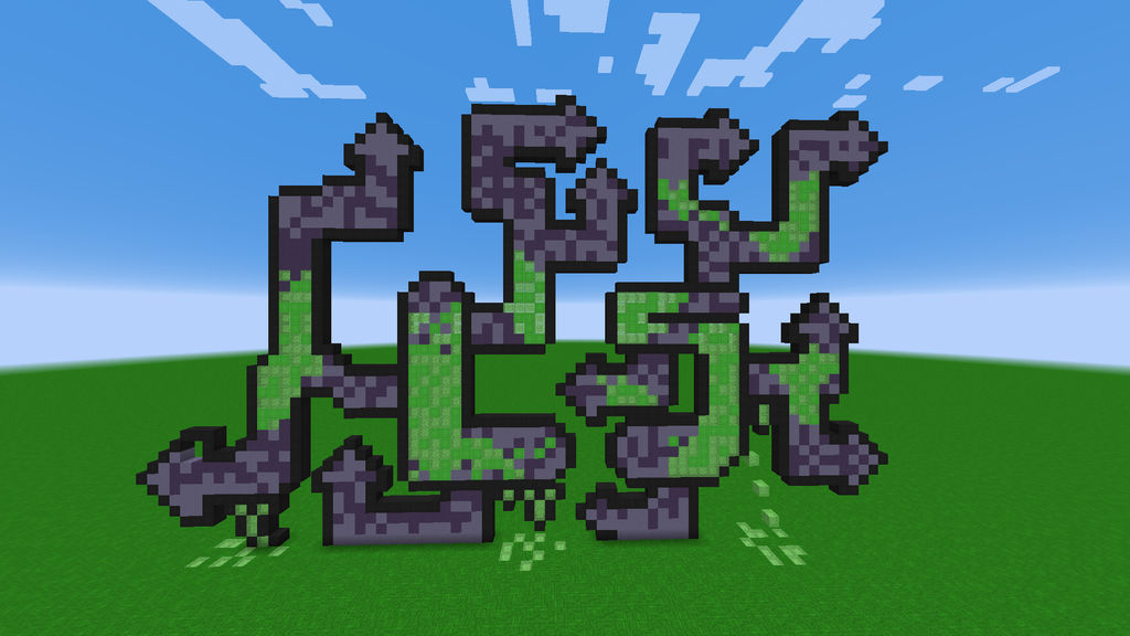 Detail Minecraft Graffiti Nomer 25