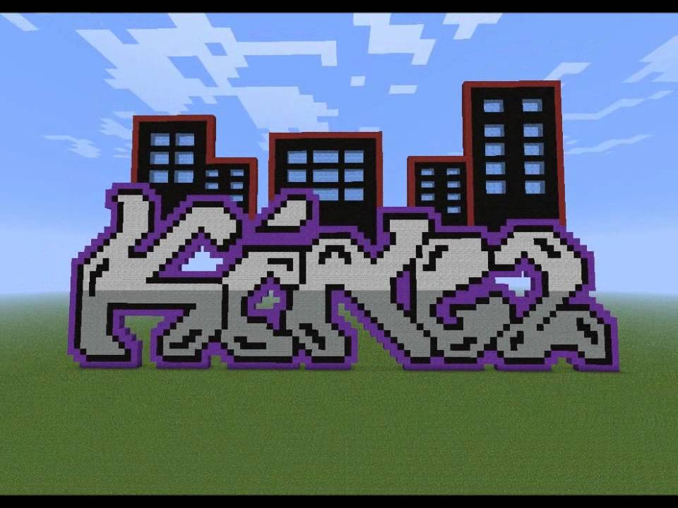 Detail Minecraft Graffiti Nomer 45