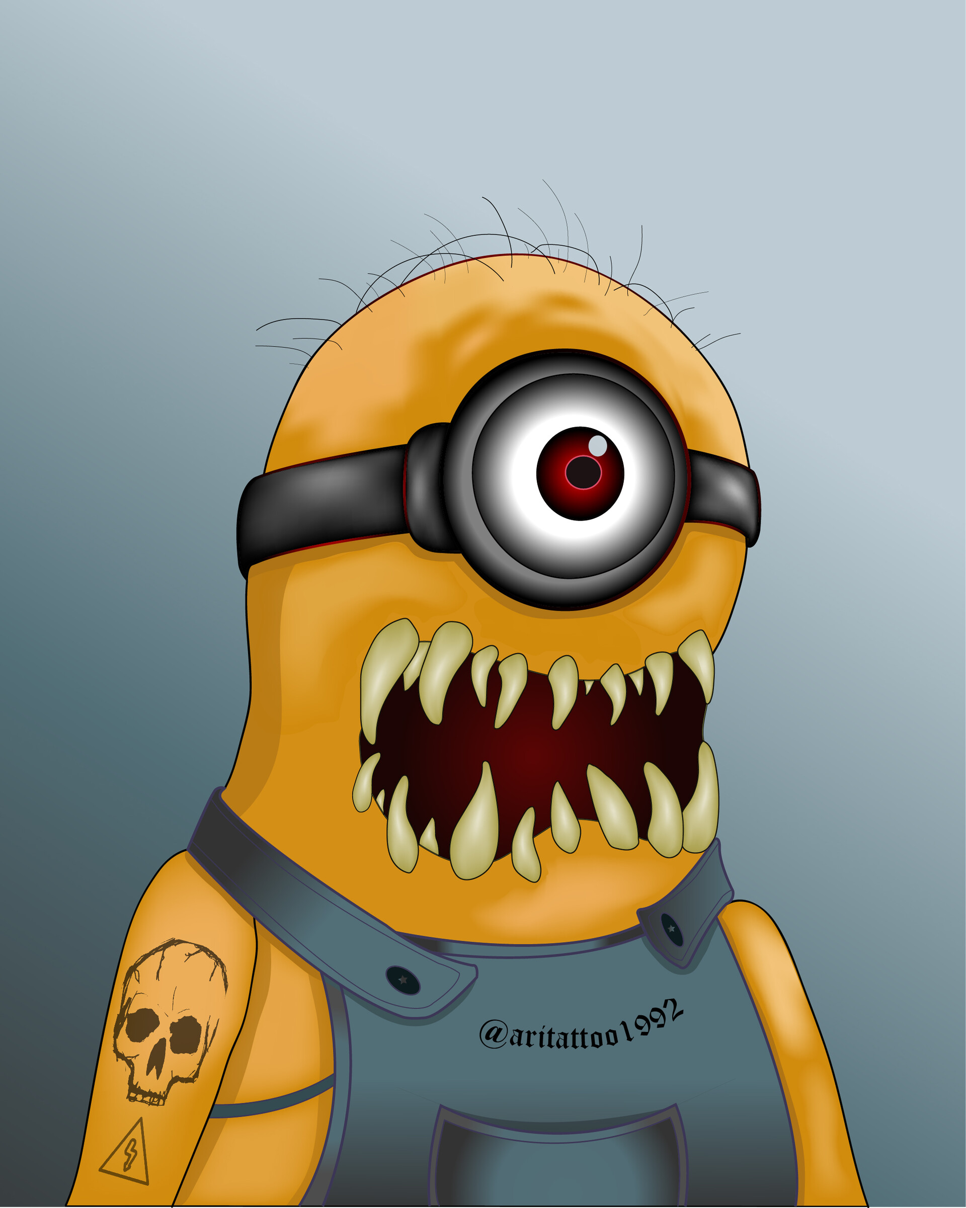 Detail Minion Monster Graffiti Nomer 5