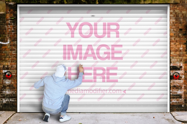 Detail Mockup Wall Graffiti Free Nomer 18