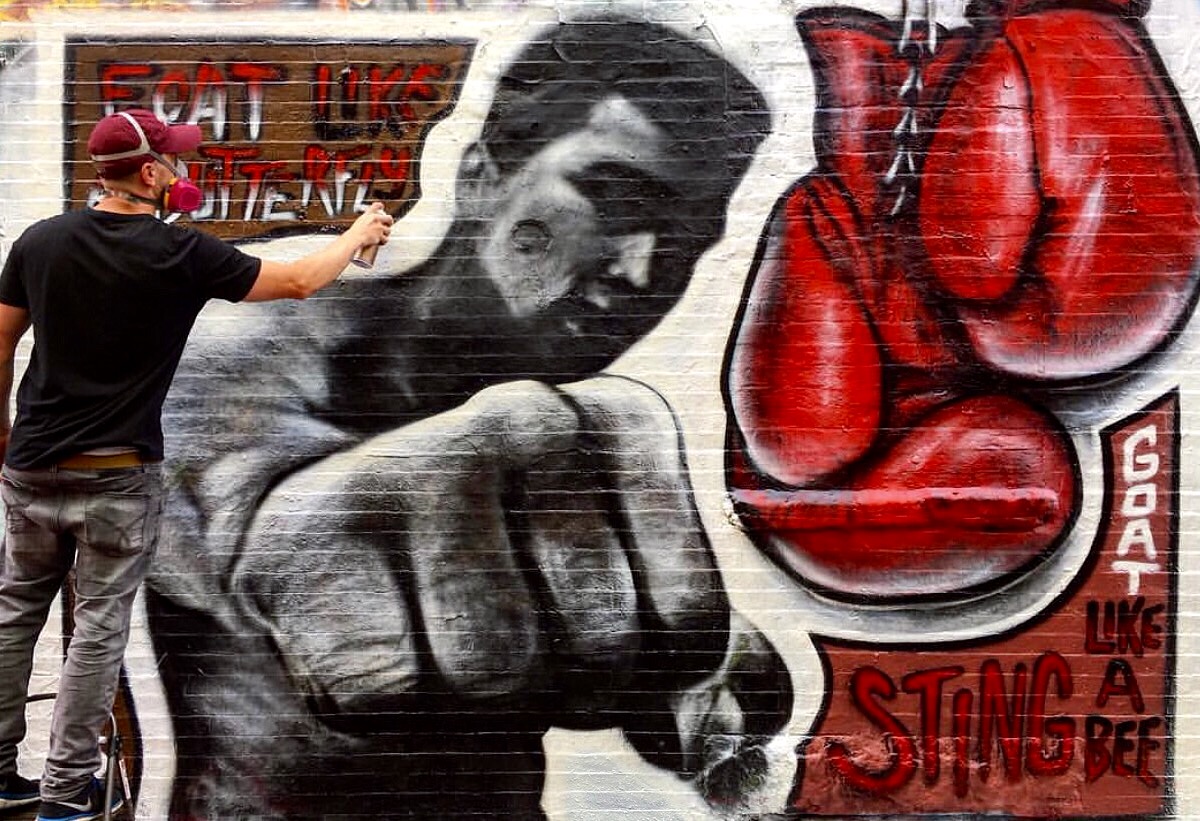 Mohammed Ali Graffiti Artist - KibrisPDR