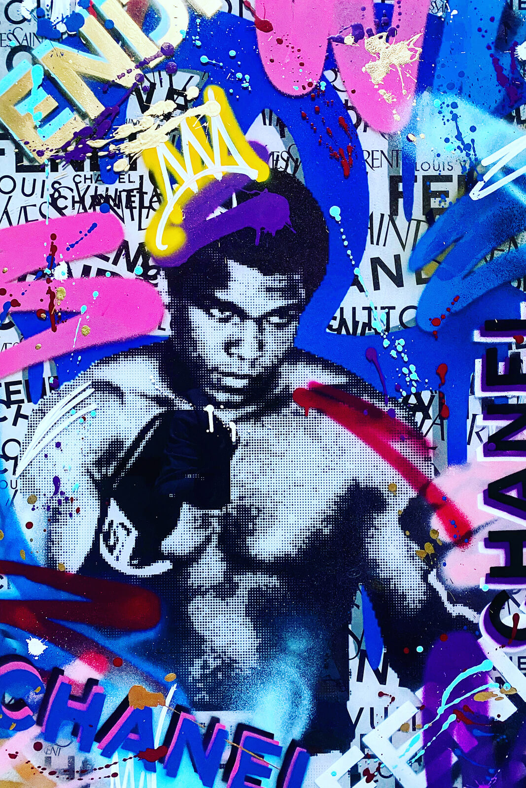 Detail Mohammed Ali Graffiti Artist Nomer 30