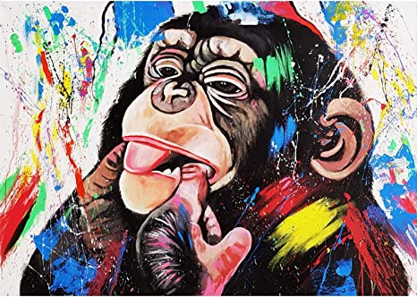 Detail Monkey Graffiti Nomer 15