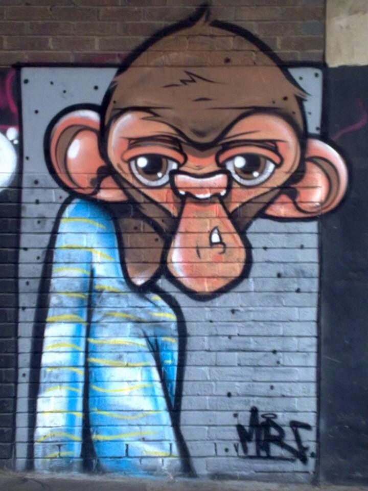 Detail Monkey Graffiti Nomer 16