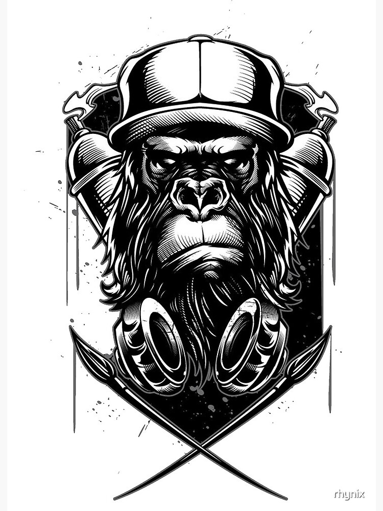 Detail Monkey Graffiti Nomer 18