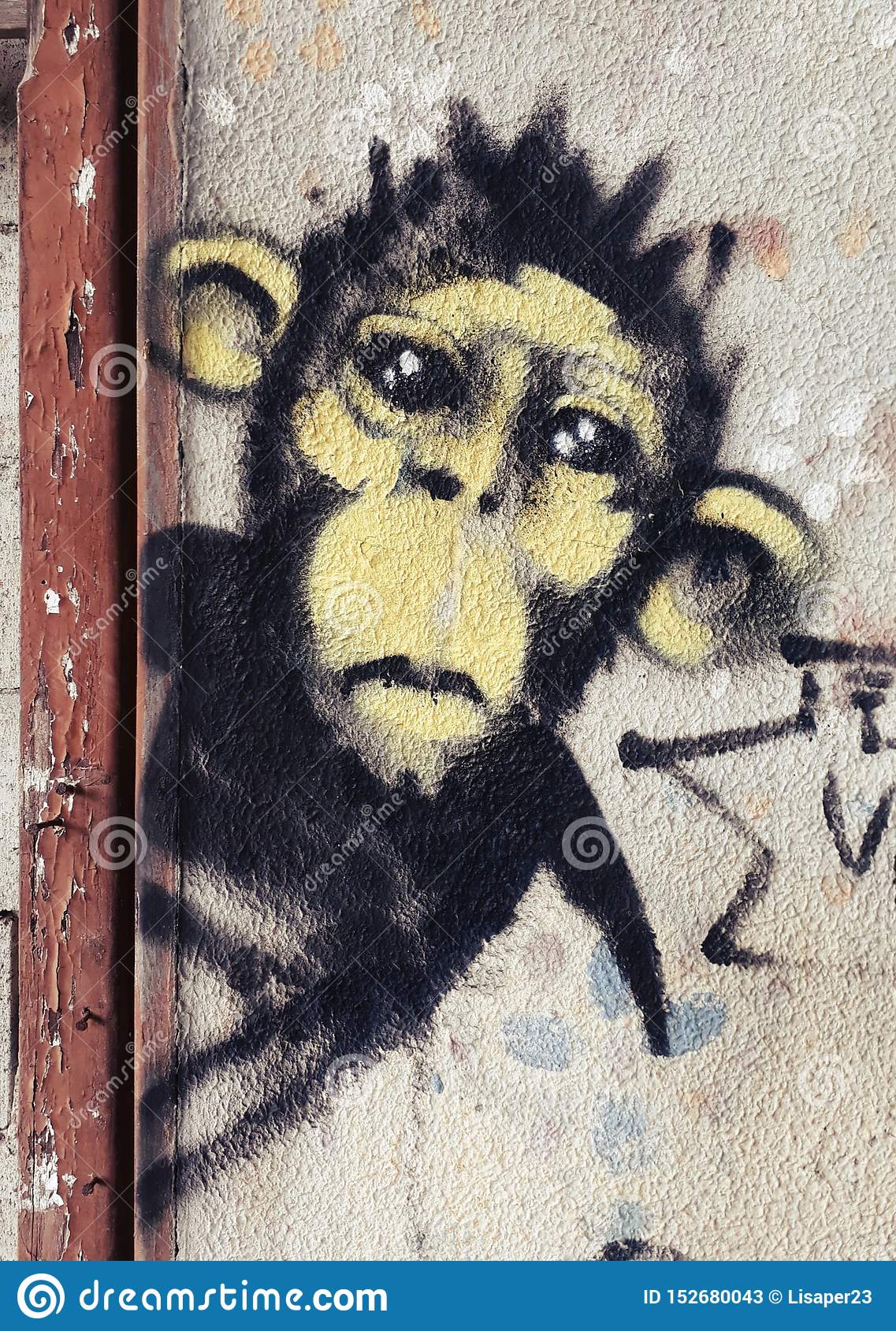 Detail Monkey Graffiti Nomer 26