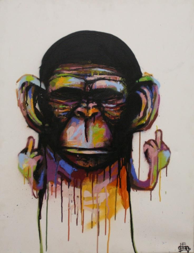 Detail Monkey Graffiti Nomer 52