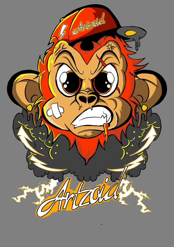 Download Monkey Graffiti Nomer 8