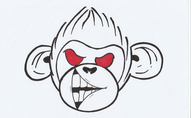 Detail Monkey Graffiti Character Nomer 21