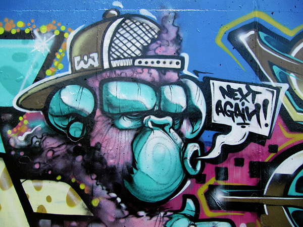Detail Monkey Graffiti Character Nomer 50