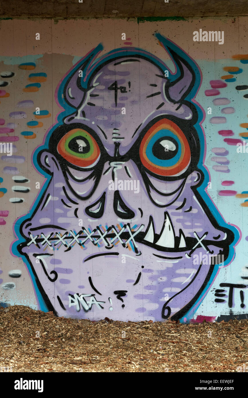 Detail Monster Graffiti Art Nomer 15