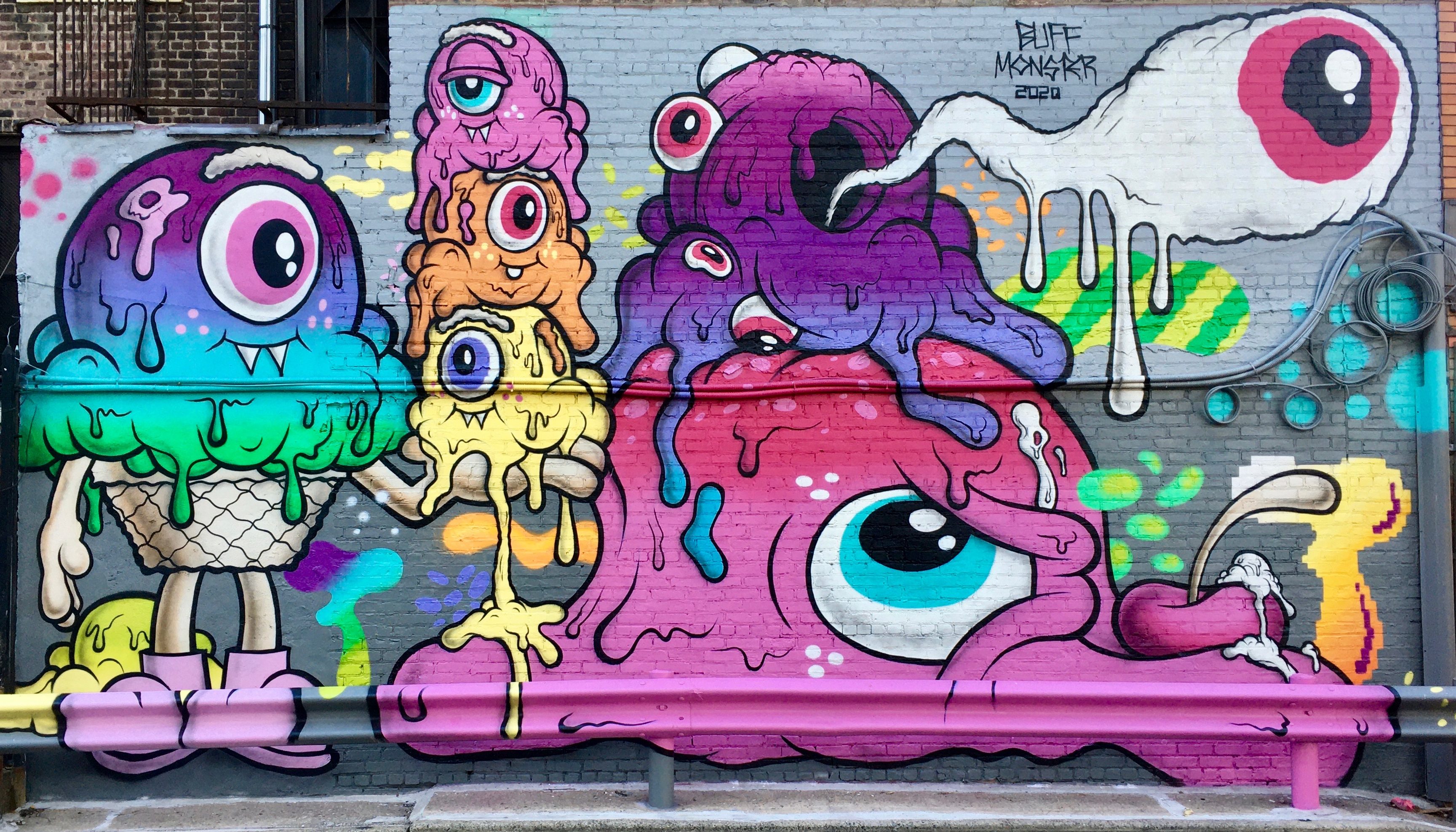 Detail Monster Graffiti Art Nomer 18