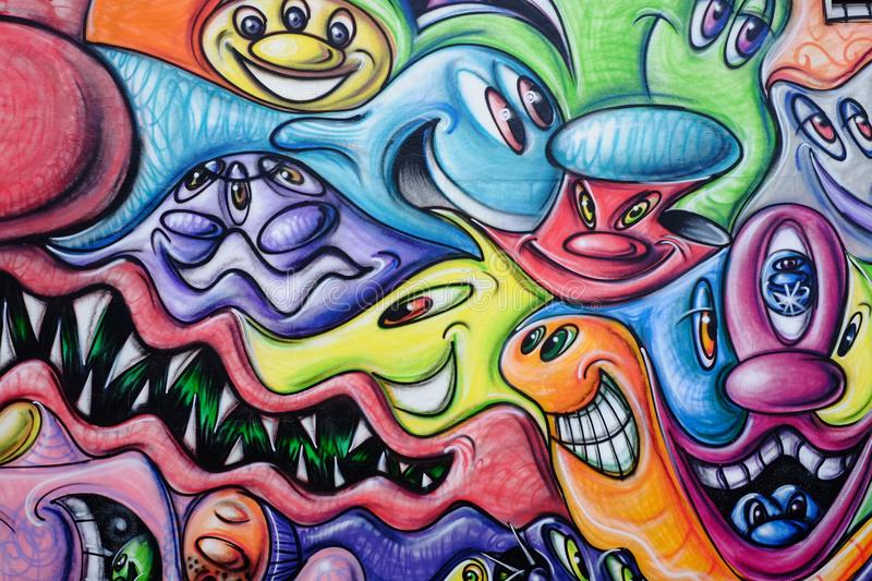 Detail Monster Graffiti Art Nomer 4