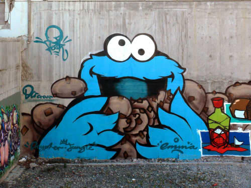 Detail Monster Graffiti Art Nomer 47