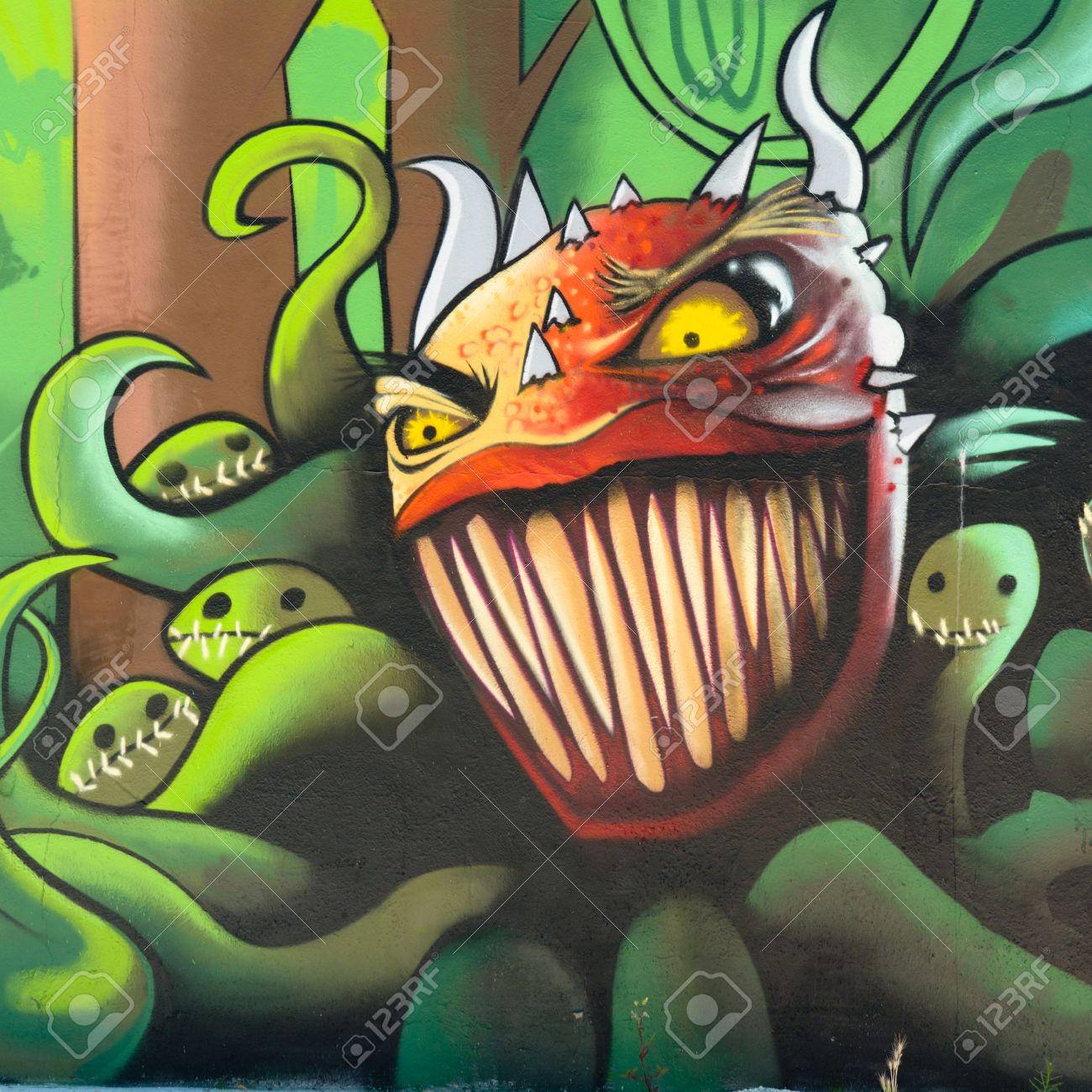 Detail Monster Graffiti Keren Nomer 21