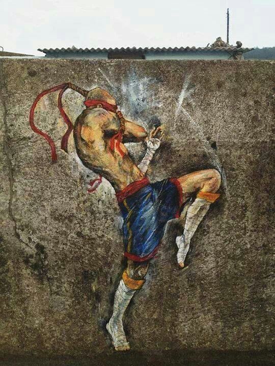 Detail Muay Thai Graffiti Nomer 2