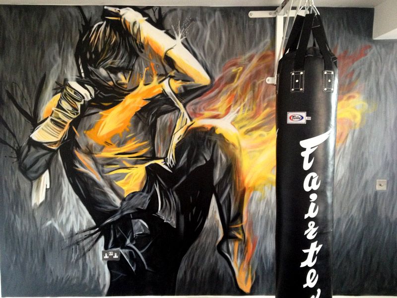 Detail Muay Thai Graffiti Nomer 19