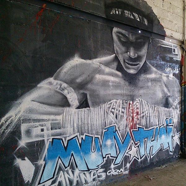 Detail Muay Thai Graffiti Nomer 8