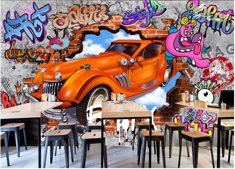 Detail Mural Graffiti 3d Nomer 47