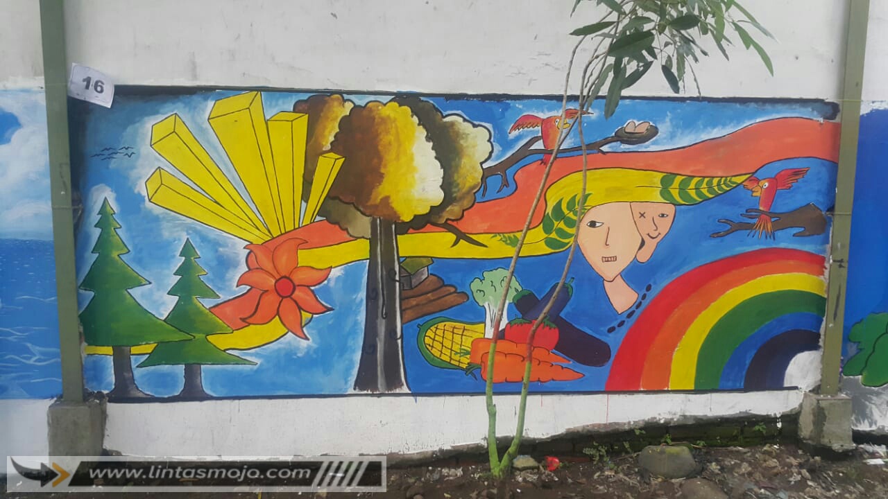 Detail Mural Graffiti Daur Ulang Sampah Nomer 34