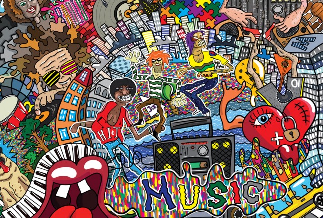 Detail Mural Graffiti Wallpaper Nomer 3