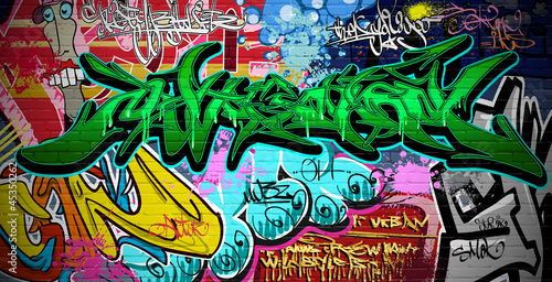 Detail Mural Graffiti Wallpaper Nomer 21