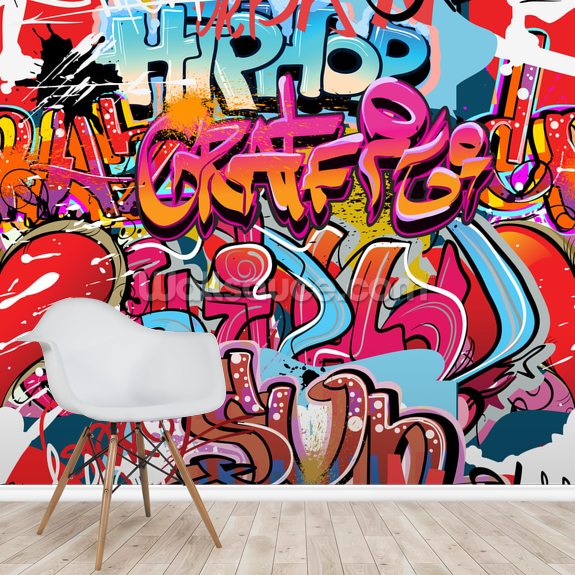 Detail Mural Graffiti Wallpaper Nomer 33