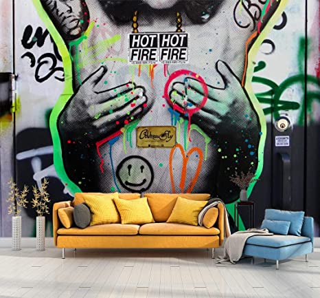 Detail Mural Graffiti Wallpaper Nomer 5