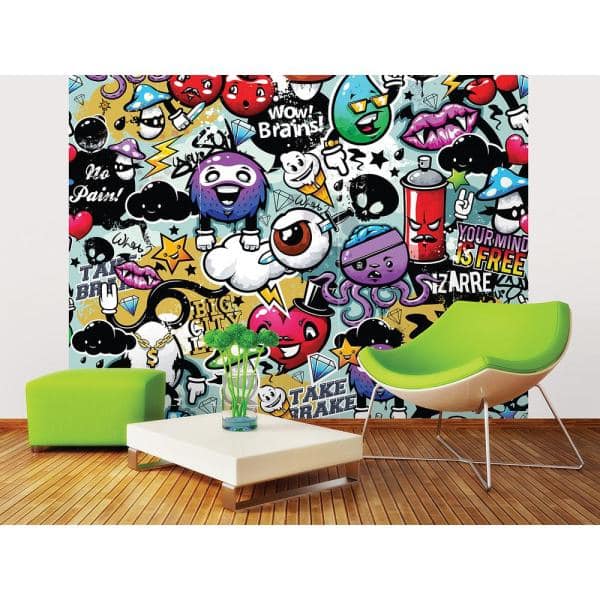 Detail Mural Graffiti Wallpaper Nomer 47