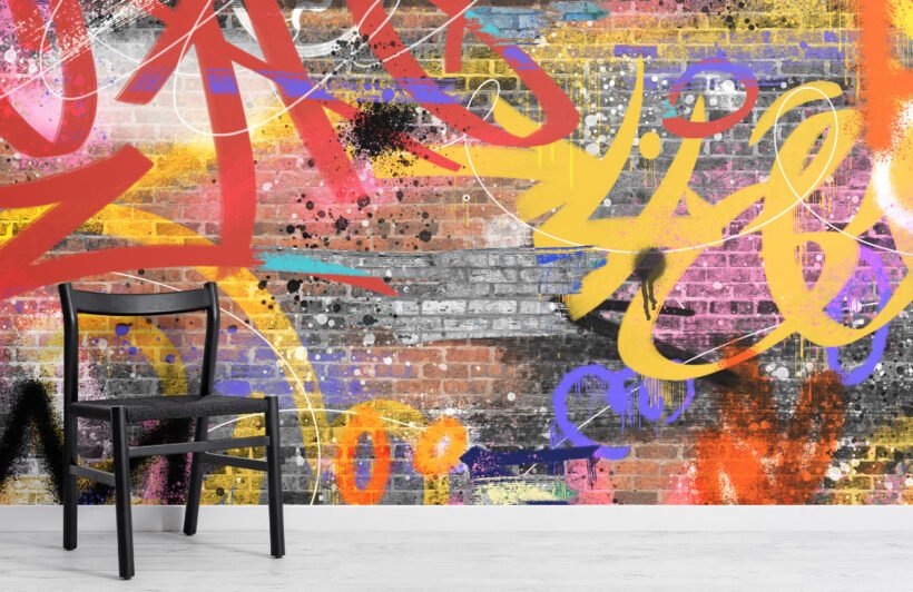 Detail Mural Graffiti Wallpaper Nomer 49