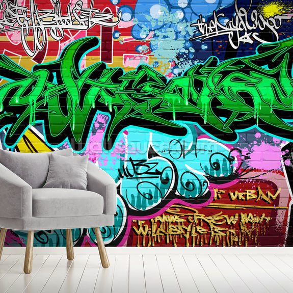 Detail Mural Graffiti Wallpaper Nomer 50