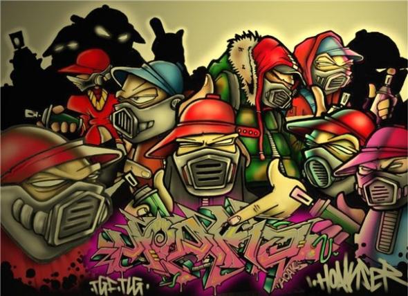 Detail Mural Graffiti Wallpaper Hd Pc Caracter Nomer 20