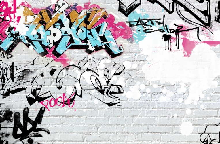 Detail Mural Graffiti Wallpaper Hd Pc Character Black White Nomer 10