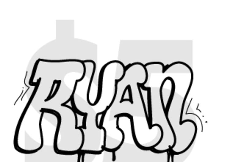 Detail Name Riyan In Graffiti Nomer 14