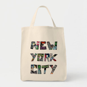 Detail New York City Graffiti Tote Bag Nomer 30