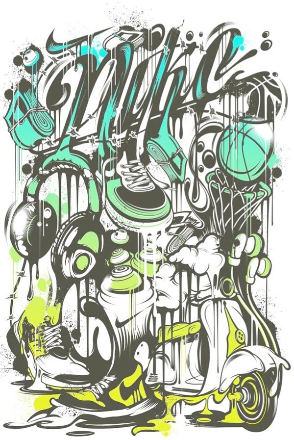 Detail Nike Graffiti Art Nomer 47