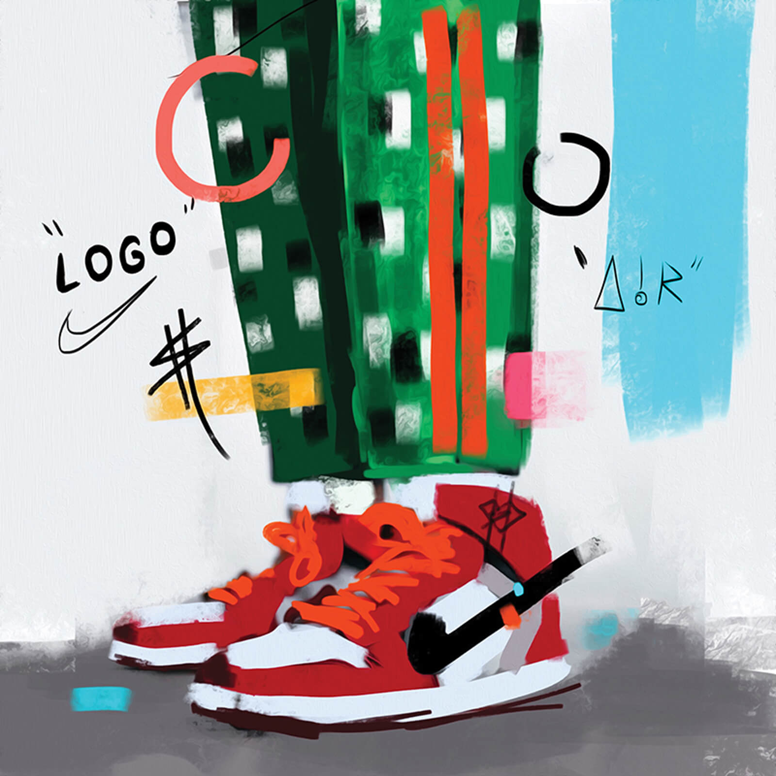 Detail Nike Graffiti Art Nomer 54