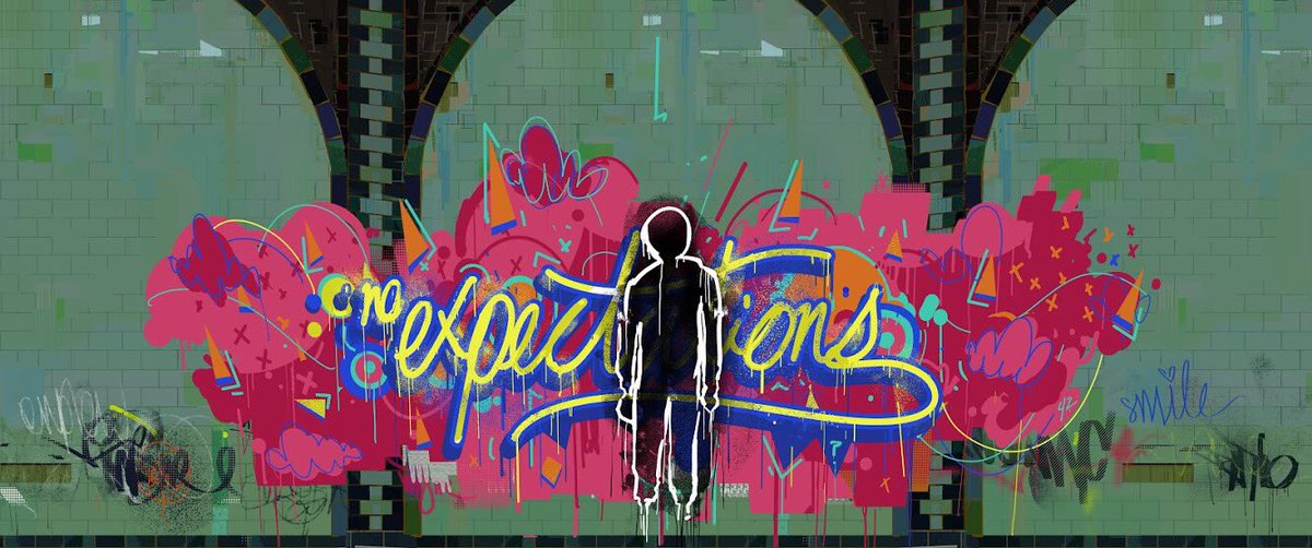 No Expectations Graffiti Spiderman Into The Spider Verse - KibrisPDR