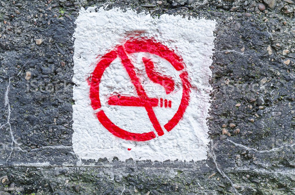 Detail No Smoking Graffiti Nomer 15