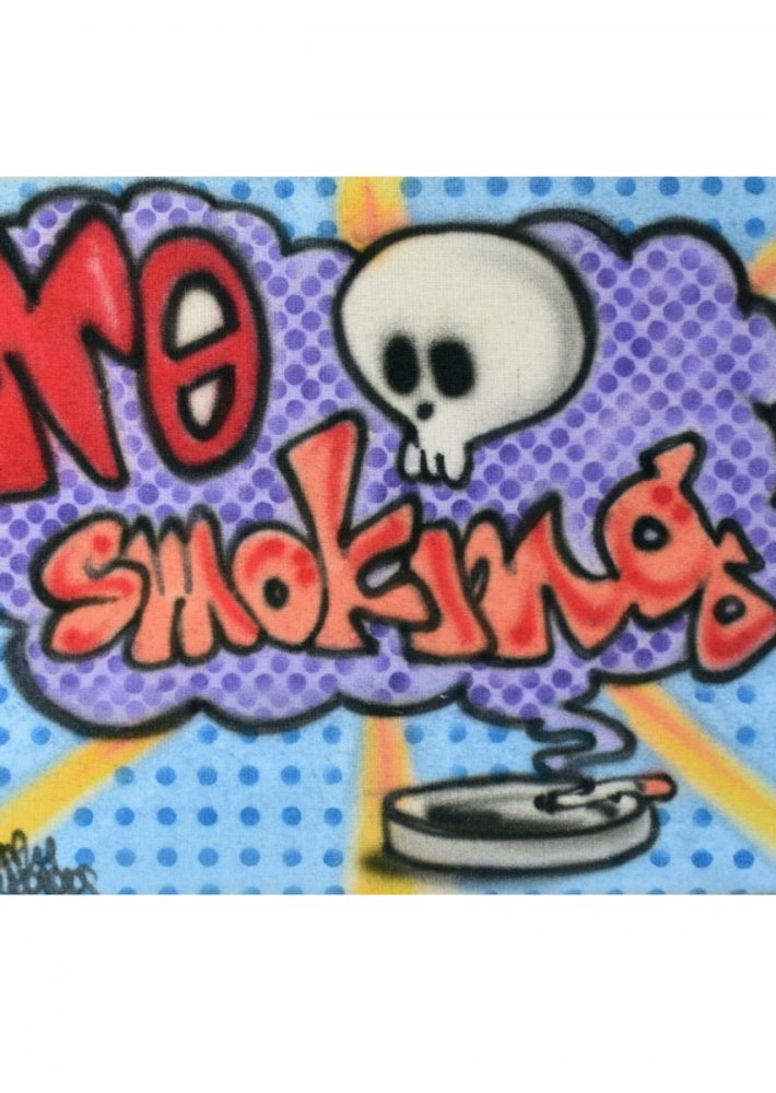 Detail No Smoking Graffiti Nomer 3